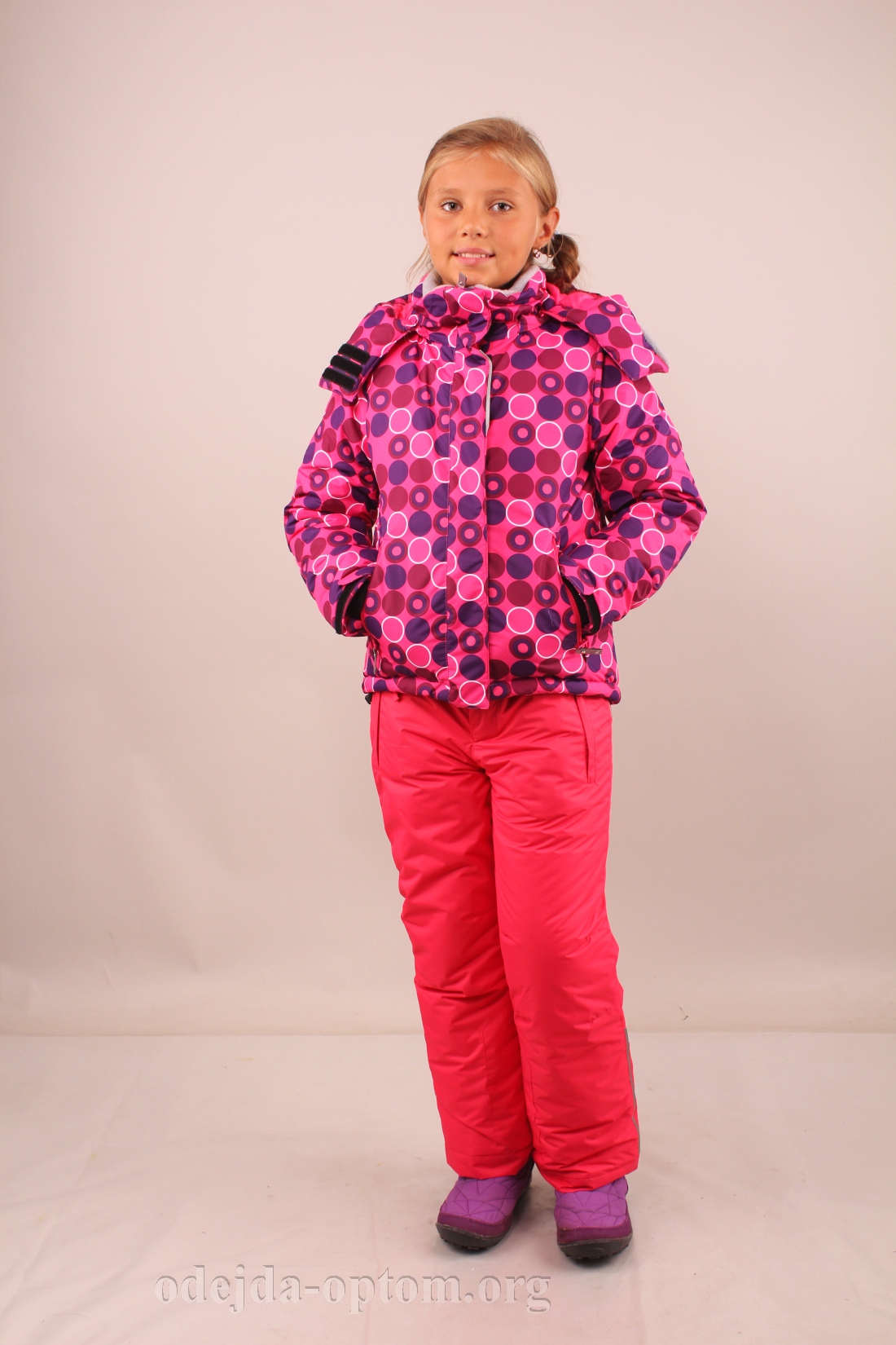 Комплект (куртка+полукомбинезон) для девочки Fobs 6101